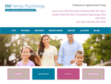 Tablet Screenshot of nwfamilypsychology.com